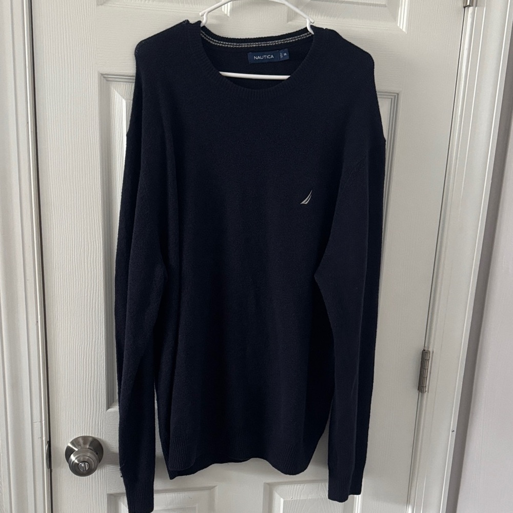 Nautica Men's Navy Crewneck Sweater